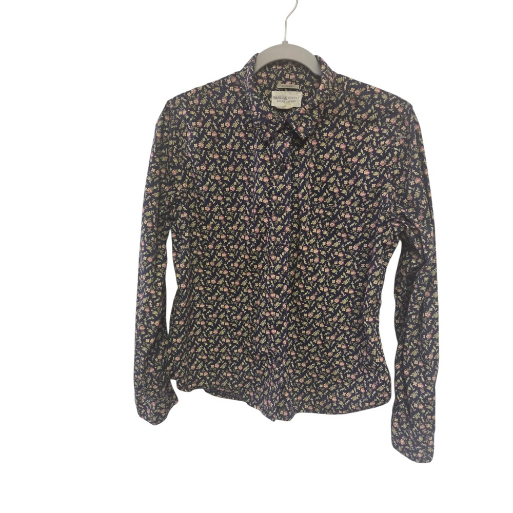 Denim Supply Ralph Lauren RL Tomboy‎ Floral Print Long Sleeve Button Down XL
